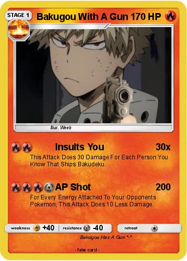Pokemon Bakugou With A Gun