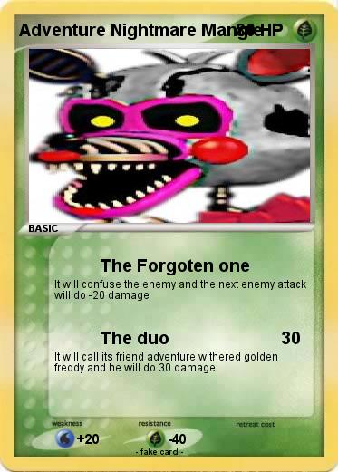 Pokemon Adventure Nightmare Mangle