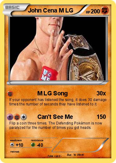 Pokemon John Cena M LG
