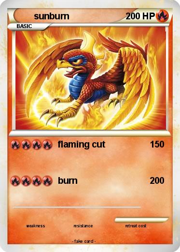Pokemon sunburn