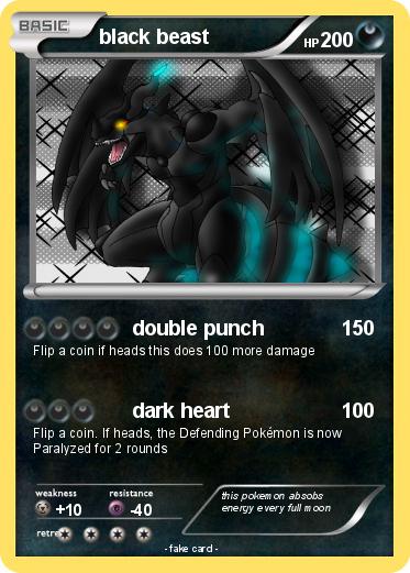 Pokemon black beast