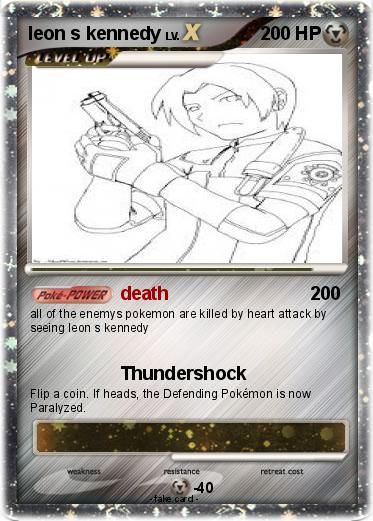 Pokemon leon s kennedy