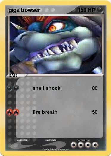 Pokemon giga bowser
