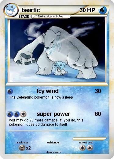 Pokemon beartic