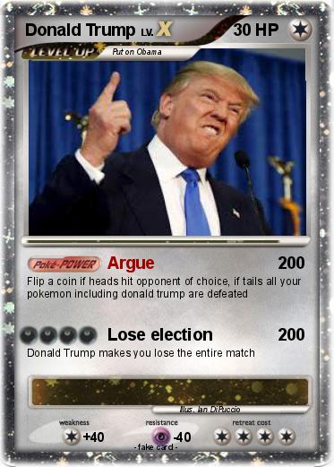 Pokemon Donald Trump