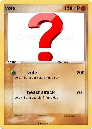 Pokemon vote