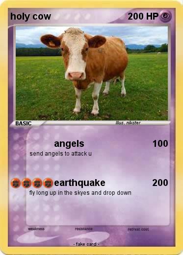 Pokemon holy cow
