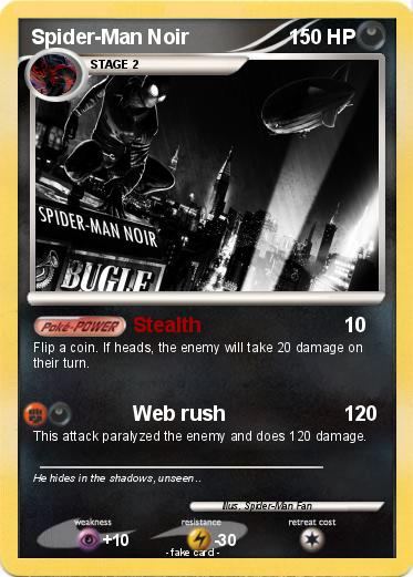 Pokemon Spider-Man Noir