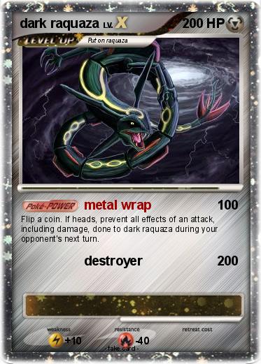Pokemon dark raquaza