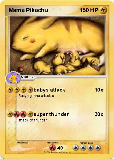 Pokemon Mama Pikachu
