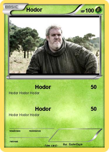 Pokemon Hodor