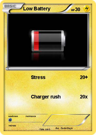 Pokemon Low Battery