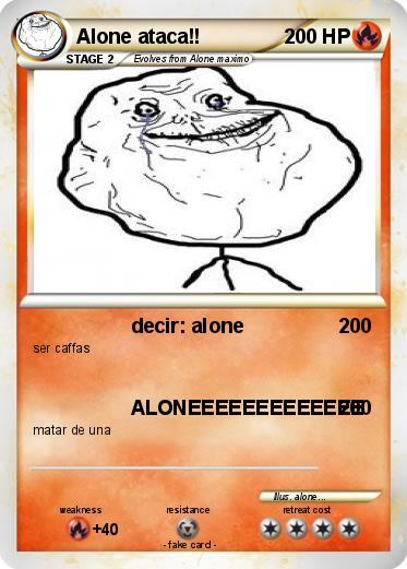 Pokemon Alone ataca!!