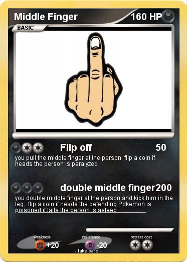 Pokemon Middle Finger
