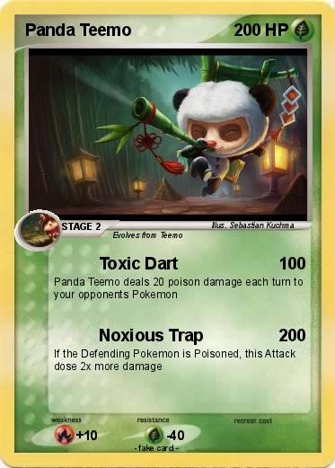 Pokemon Panda Teemo