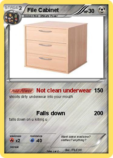 Pokemon File Cabinet