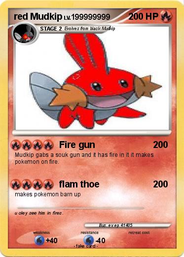 Pokemon red Mudkip
