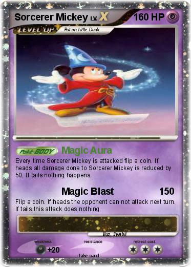 Pokemon Sorcerer Mickey
