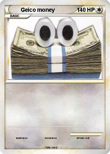 Pokemon Geico money