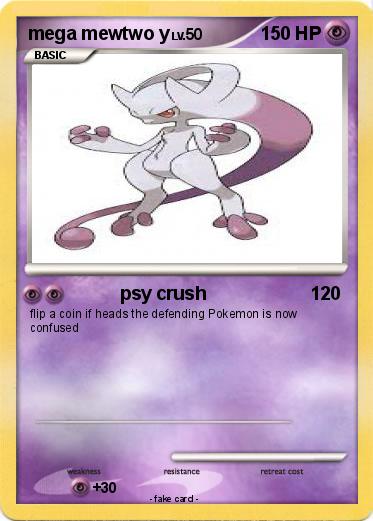 Pokemon mega mewtwo y