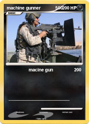 Pokemon machine gunner            500