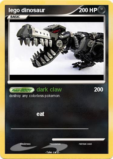 Pokemon lego dinosaur