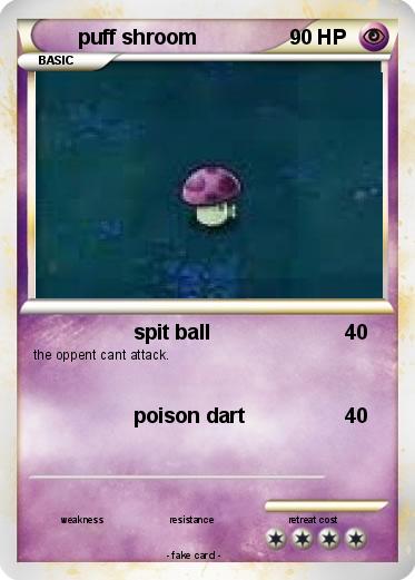 Pokemon puff shroom