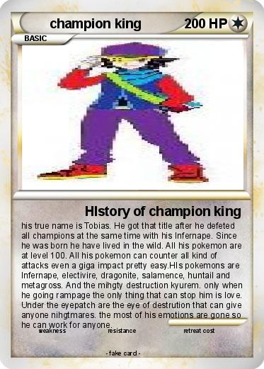 Pokemon champion king