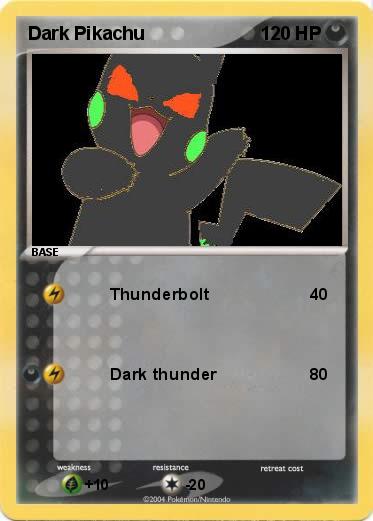 Pokemon Dark Pikachu