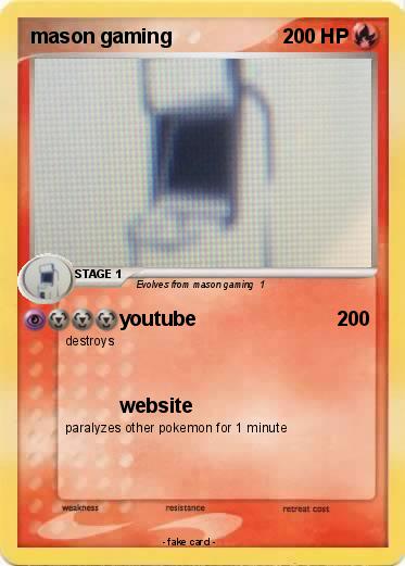 Pokemon mason gaming