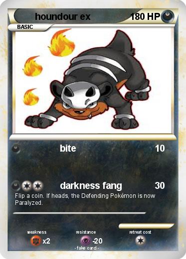 Pokemon houndour ex