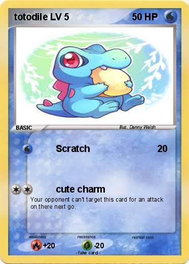 Pokemon totodile LV 5