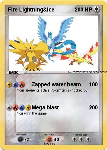 Pokemon Fire Lightning&Ice