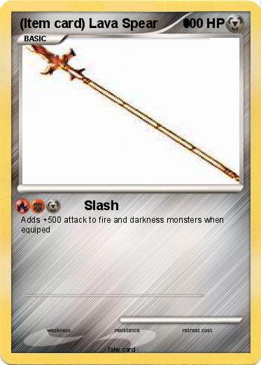 Pokemon (Item card) Lava Spear       0