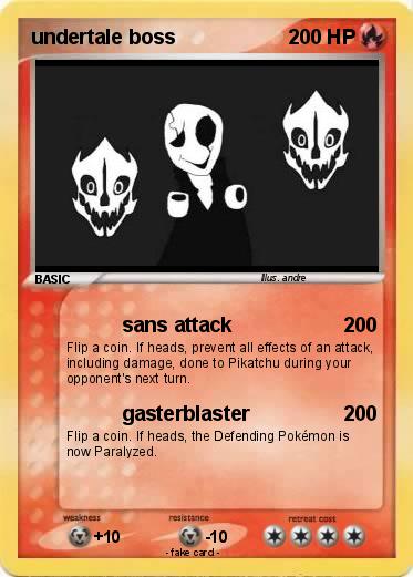 Pokemon undertale boss
