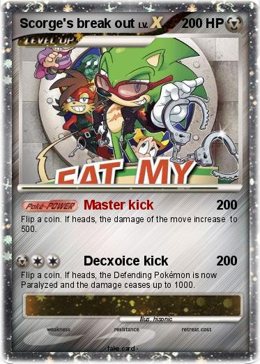 Pokemon Scorge's break out