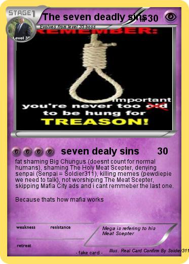 Pokemon The seven deadly sins