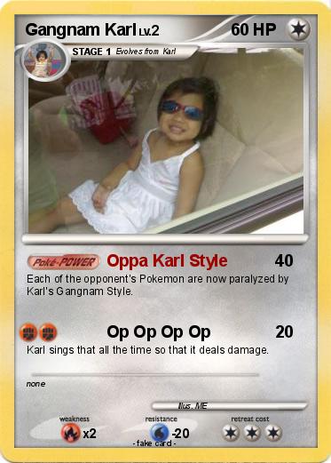 Pokemon Gangnam Karl