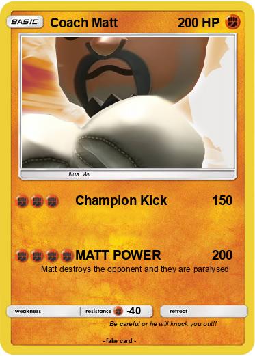 Pokemon Coach Matt