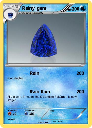 Pokemon Rainy  gem