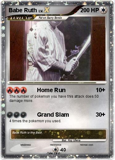 Pokemon Babe Ruth