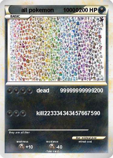 Pokemon all pokemon      10000