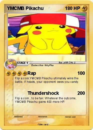 Pokemon YMCMB Pikachu