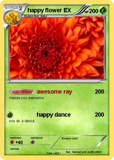 Pokemon happy flower EX