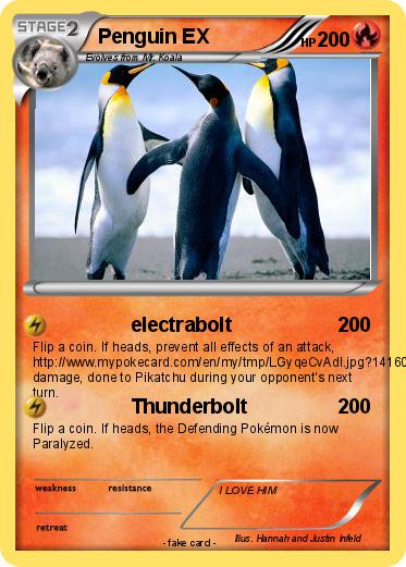Pokemon Penguin EX