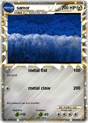 Pokemon samor