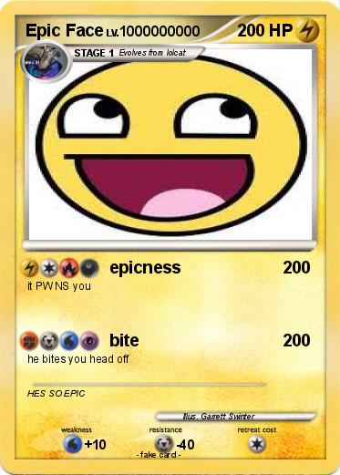 Pokemon Epic Face