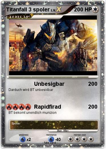 Pokemon Titanfall 3 spoler