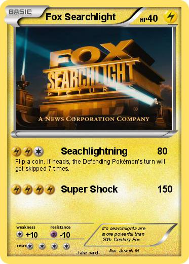 Pokemon Fox Searchlight