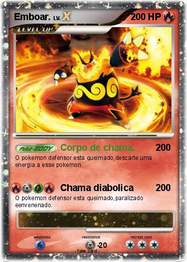 Pokemon Emboar.